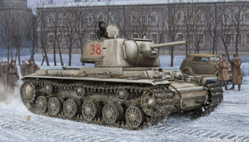 Russian KV -1'S Ehkranami tank in 1:48 - Hobby Boss