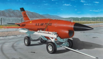1/72 Firebee BQM-34 with transpoprt cart
