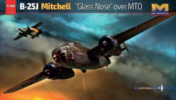 1/32 B-25J Mitchell Glass Nose Over MTO - HK Models