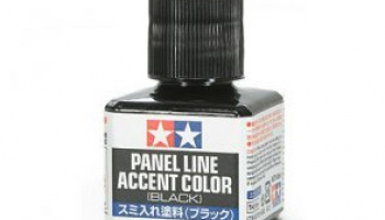 Panel Line Accent Color (Black) - Tamiya