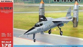 1/72 VJ 101C-X1 Supersonic-capable VTOL fighter