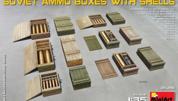 1/35 Soviet Ammo Boxes w/Shells