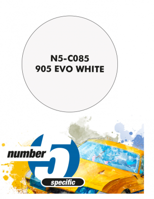 905 Evo White  Paint for Airbrush 30 ml - Number 5