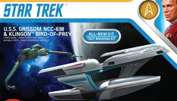 Star Trek U.S.S. Grissom / Klingon Bird of Prey 1:1000 - Polar Lights