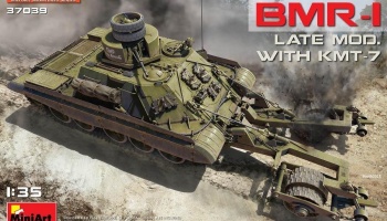 SLEVA 311,- Kč  26% DISCOUNT - BMR-1 Late Mod. with KMT-7 1/35 – Mini Art