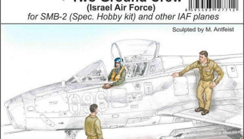 1/72 SMB-2 Fighter Pilot + Two Ground Crew (Israel Air Force)