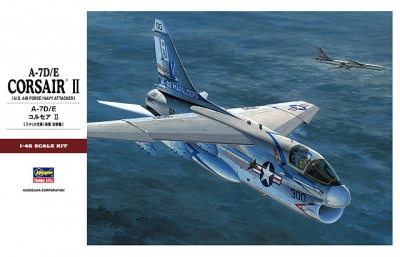A-7D/E Corsair II U.S. Air Force/Navy Attacker (1:48) - Hasegawa