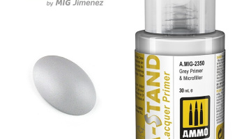 A-STAND Grey Primer & Microfiller 30ml - AMMO Mig