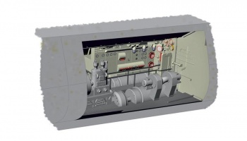 1/72 U-Boot IX Electric Motor section