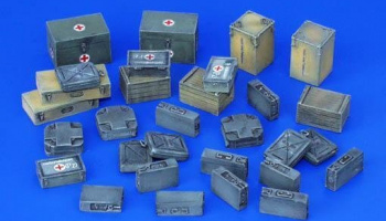 1/35 Ammunition and Medical Aid Containers, Germany - WWII