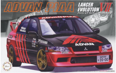 ADVAN PIAA Lancer Evolution VII 1/24 - Fujimi