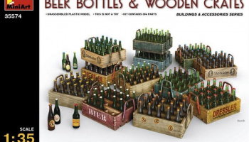 Beer Bottles & Wooden Crates 1/35 – MiniArt