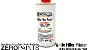 Airbrushing White Primer/Micro Filler (250ml) - Zero Paints