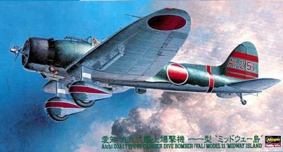 Aichi D3A1 Val 'Midway Island' TYPE 99 Dive Bomber M.I. 1/48 - Hasegawa