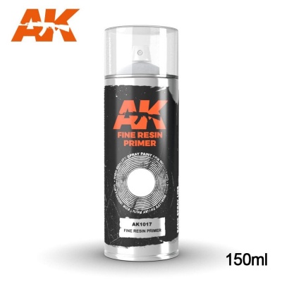 AK AK SPRAYS - Basic colors Fine Resin Primer - Spray 150ml - AK Interactive