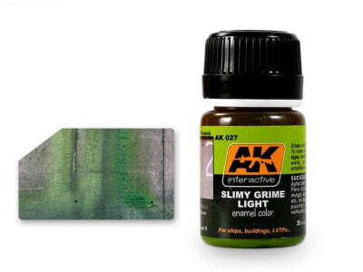 AK Weathering AK027 SLIMY GRIME LIGHT (35ml) - Ak-Interactive