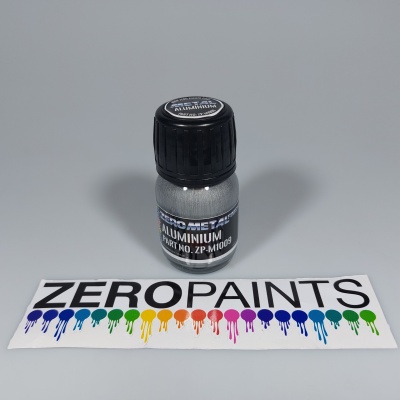 Aluminium Paint 30ml - Zero Metal Finishes - Zero Paints