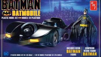 Batman 1989 Batmobile with Resin Figure - AMT