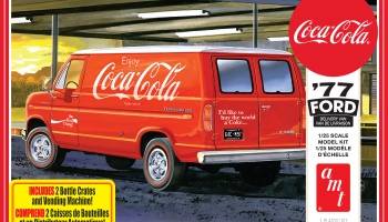 FORD VAN 1977 W/VENDING MACHINE (COCA-COLA) 1:25 SCALE MODEL KIT - AMT