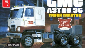 GMC Astro 95 Miller Beer Semi Tractor Cab 1:25 - AMT