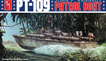 PT-109 John F. Kennedy Patrol Boat 1/64 - AMT