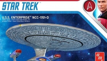 Star Trek The Next Generation USS Enterprise NCC1701D (Snap) 1/2500 - AMT