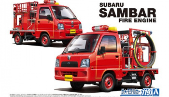 SUBARU TT2 SAMBAR THE FIRE ENGINE '11 1/24 - Aoshima