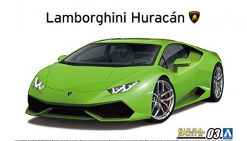 SLEVA 200,-Kč 20% DISCOUNT - 2014 LAMBORGHINI Huracan 1/24 - Aoshima