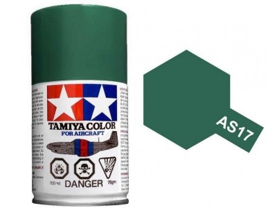 AS-17 Dark Green (IJA), Tmavě zelená 100ml - Tamiya