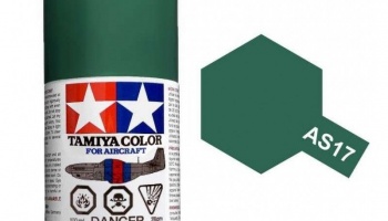 AS-17 Dark Green (IJA), Tmavě zelená 100ml - Tamiya