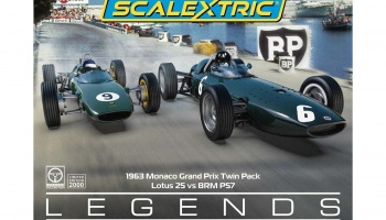 Autíčko Single Seater SCALEXTRIC C4580A - 1963 Monaco Carlo Grand Prix Twin Pack (1:32) - Scalextric