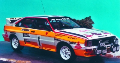 Audi Quattro HB Decals Monte Carlo 1984 - Renaissance