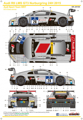 Audi R8 LMS GT3 Nurburgring 24H - SKDecals