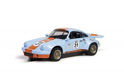 Autíčko Gulf- Porsche 911 Carrera RSR 3.0 (1:32) - SCALEXTRIC