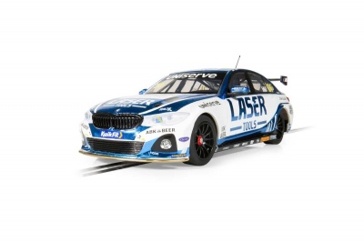 Autíčko Touring SCALEXTRIC C4526 - BMW 330e NGTC  - Laser Tools - Jake Hill 2023 (1:32) - Scalextric