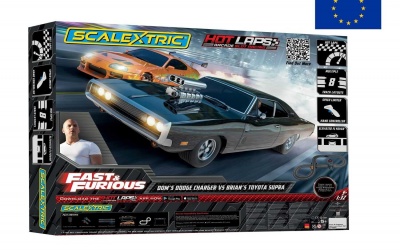 Autodráha SCALEXTRIC C1458P - Fast and Furious Hot Laps (1:32) - Scalextric