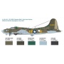 B-17F Flying Fortress (1:72) Model Kit letadlo 1487 - Italeri