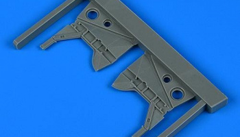 1/48 Hawker Hurricane undercarriage covers for AIRFIX kit