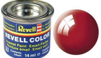Barva Revell emailová - 31 leská ohnivě rudá (fiery red gloss) – Revell