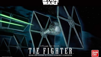 TIE Fighter Sienar Fleet Systems TIE / In Space Superiority Fighter 1/72 - Bandai