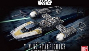 Y-Wing Starfighter BTL-A4 Y-Wing Attack Starfighter 1/72 - Bandai