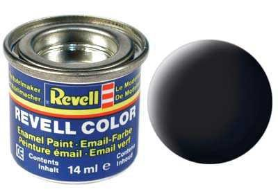Barva Revell emailová - 08 matná černá (black mat) – Revell