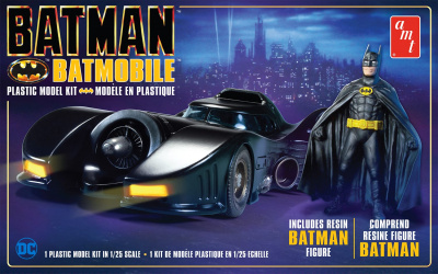 Batman 1989 Batmobile with Resin Figure - AMT