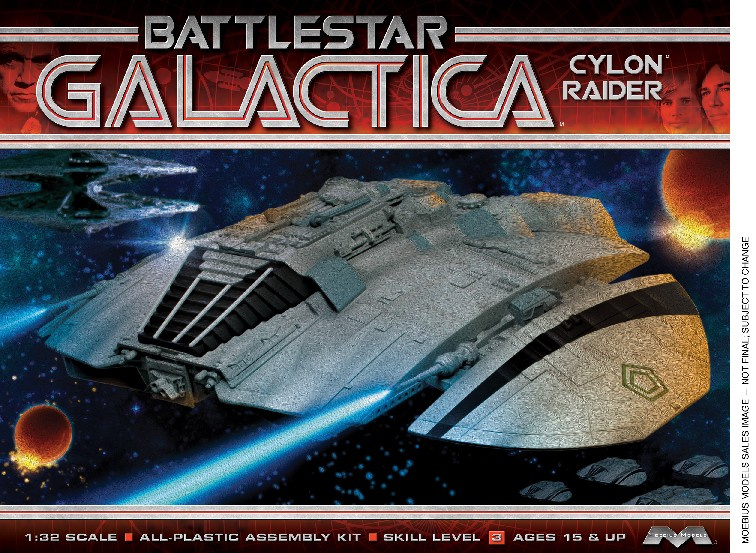 Battlestar Galactica Original 1978: Cylon Raider 1/32 - Moebius