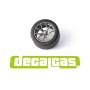 BBS Rims and tyres for Ford GT 1/24 - Decalcas