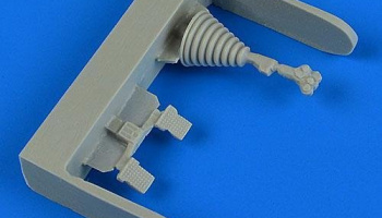 1/48 Su-25K Frogfoot control lever and pedals