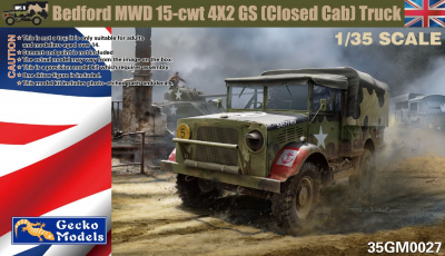 Bedford MWD 15-cwt 4x2 GS (closed cab) Truck 1/35 - Gecko Models