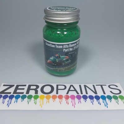 Benetton Team Alfa Romeo 185T Green (United Colors of Benetton Green) Paint 60 ml - Zero Paints