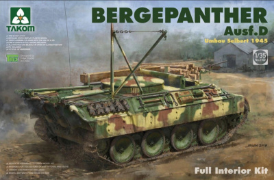 Bergepanther Ausf. D Umbau Seibert 1945, Full Interior Kit, 1:35 - Takom