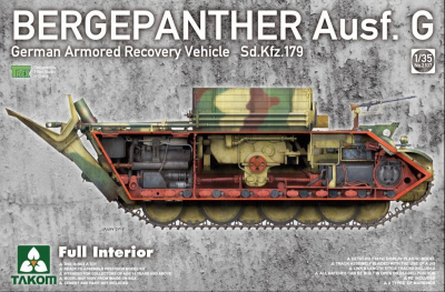 Bergepanther Ausf. G Full Interior 1:35 - Takom